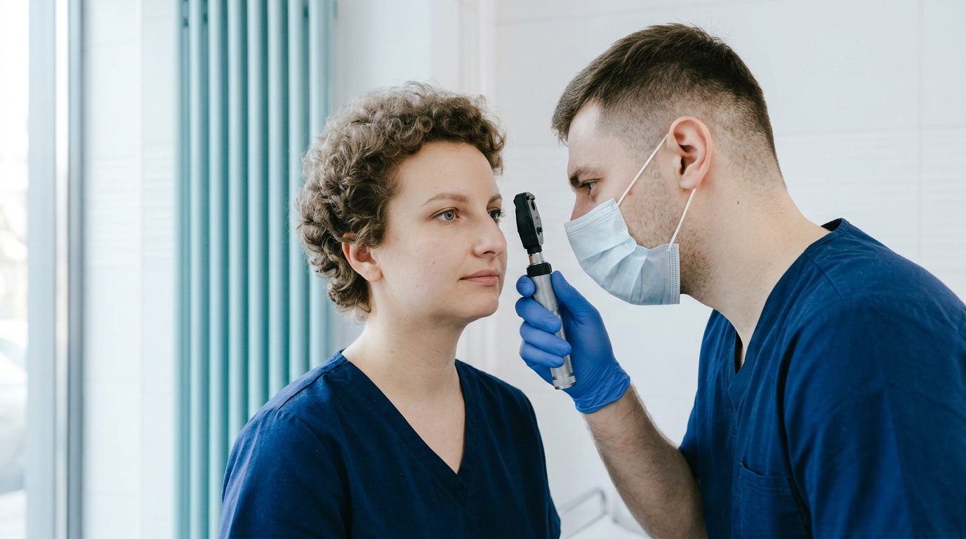 What are the symptoms of a stroke in the eye?
