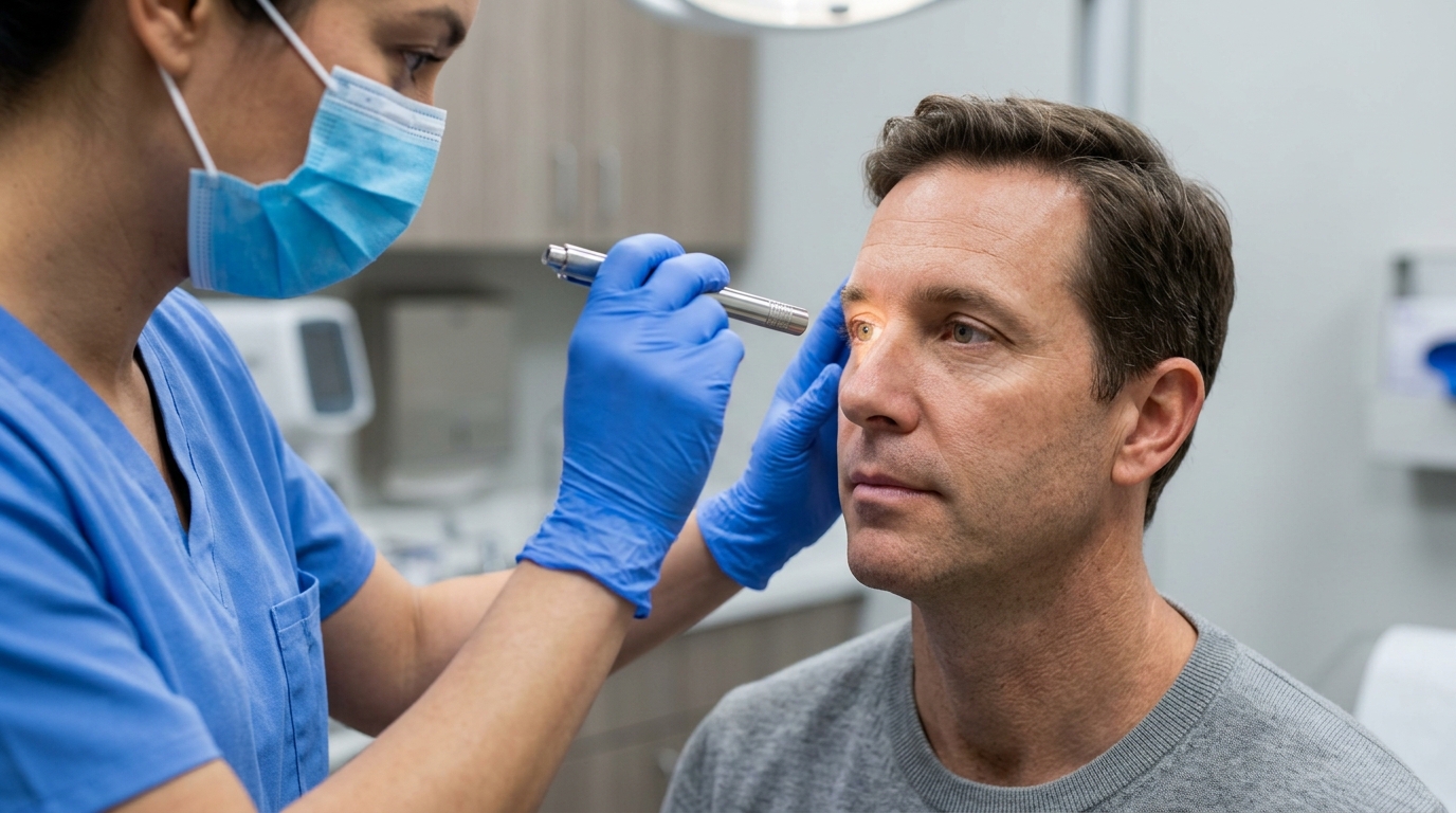 What is commonly misdiagnosed as pink eye?